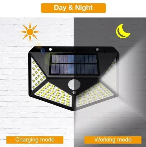 Luz Solar LED para Exteriores con Sensor de Movimiento